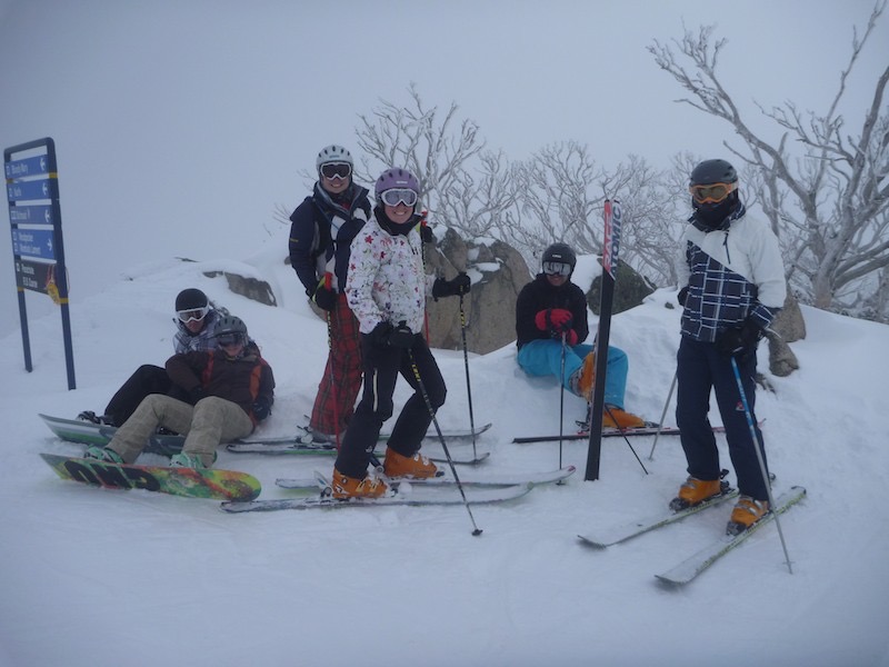 Group shot at Guthega