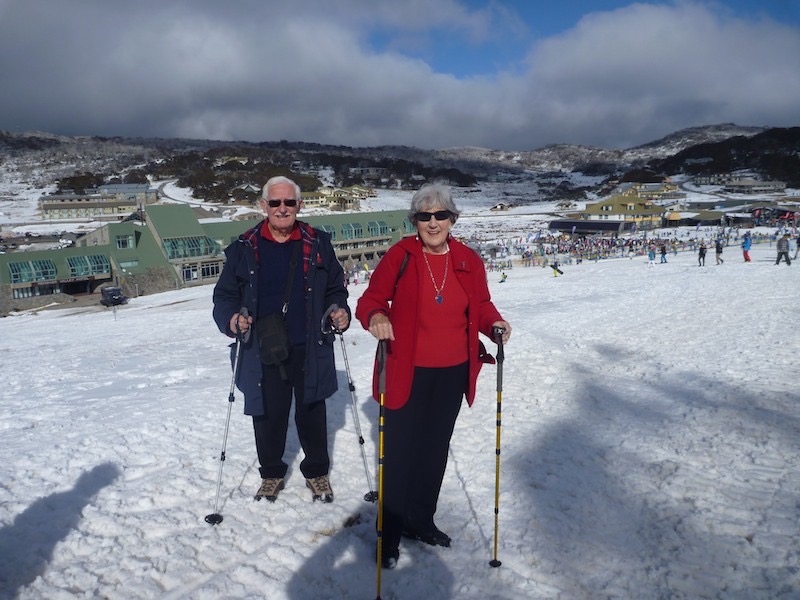 Peter and Joan on the Opening Weekend